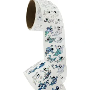 Shop All | Bulk Roll Prismatic Stickers, Halloween Mini Ghosts (100 Repeats) - CaringForTots - Professional Baby and Children's Products | Caring for Growth, Caring for Every Moment