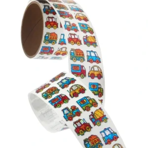 Shop All | Bulk Roll Prismatic Stickers, Mini Cars / Trucks (50 Repeats) - CaringForTots - Professional Baby and Children's Products | Caring for Growth, Caring for Every Moment