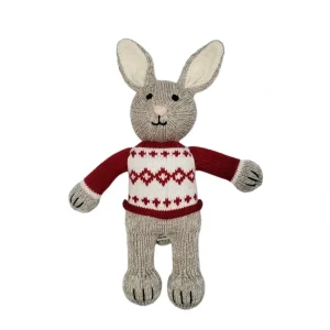 Shop All | Bunny In Holiday Sweater - CaringForTots - Professional Baby and Children's Products | Caring for Growth, Caring for Every Moment
