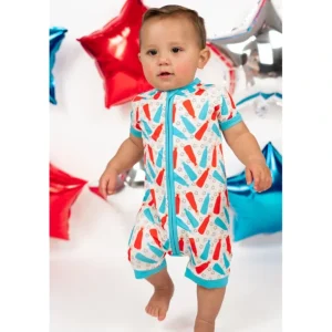Shop All | Bursting Red White & Blue Dream Shortie - CaringForTots - Professional Baby and Children's Products | Caring for Growth, Caring for Every Moment