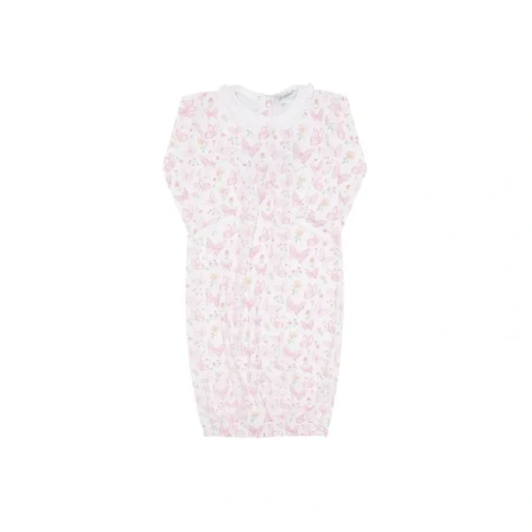 Shop All | Butterflies Print Gown - CaringForTots - Professional Baby and Children's Products | Caring for Growth, Caring for Every Moment