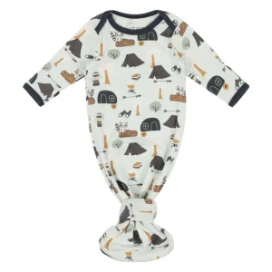 Shop All | Camping Raccoons Gown - CaringForTots - Professional Baby and Children's Products | Caring for Growth, Caring for Every Moment