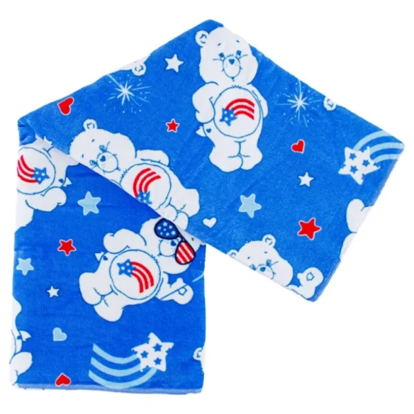 Shop All | Care Bears America Cares Beach Towel - CaringForTots - Professional Baby and Children's Products | Caring for Growth, Caring for Every Moment