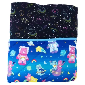Shop All | Care Bears Cosmic Bears Blue Toddler Birdie Quilt - CaringForTots - Professional Baby and Children's Products | Caring for Growth, Caring for Every Moment