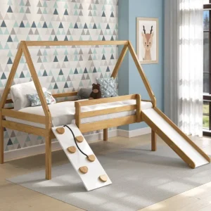 Shop All | Casita Kids House Play Wood Montessori inspired Twin Bed - CaringForTots - Professional Baby and Children's Products | Caring for Growth, Caring for Every Moment