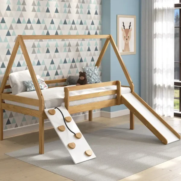 Shop All | Casita Kids House Play Wood Montessori inspired Twin Bed - CaringForTots - Professional Baby and Children's Products | Caring for Growth, Caring for Every Moment