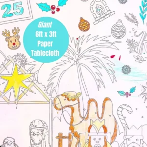 Shop All | Christmas Nativity Coloring Table Cover - CaringForTots - Professional Baby and Children's Products | Caring for Growth, Caring for Every Moment