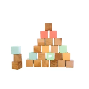 Shop All | Classic Silicone + Wood Block Set - CaringForTots - Professional Baby and Children's Products | Caring for Growth, Caring for Every Moment