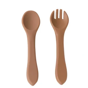 Shop All | Clay Spoon And Fork Set - CaringForTots - Professional Baby and Children's Products | Caring for Growth, Caring for Every Moment