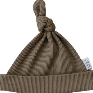 Shop All | Cocoa Organic Ribbed Newborn Knot Hat - CaringForTots - Professional Baby and Children's Products | Caring for Growth, Caring for Every Moment
