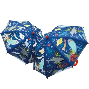 Shop All | Color Changing Umbrella - Deep Sea - CaringForTots - Professional Baby and Children's Products | Caring for Growth, Caring for Every Moment