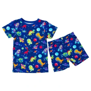 Shop All | Comet 2-piece Pajamas: Short - CaringForTots - Professional Baby and Children's Products | Caring for Growth, Caring for Every Moment