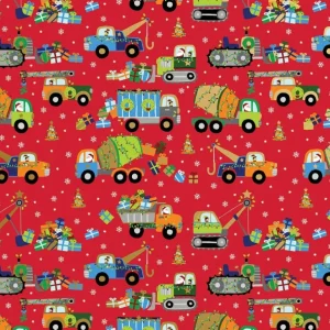 Shop All | Construction Trucks Christmas Gift Wrap - CaringForTots - Professional Baby and Children's Products | Caring for Growth, Caring for Every Moment