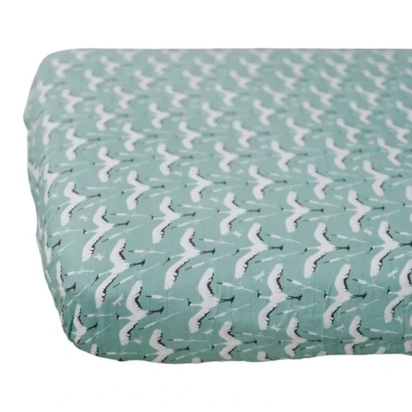 Shop All | Crane Oh So Soft Muslin Crib Sheet - CaringForTots - Professional Baby and Children's Products | Caring for Growth, Caring for Every Moment
