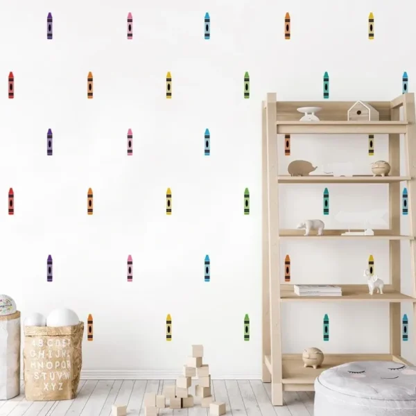 Shop All | Crayon Wall Decals - CaringForTots - Professional Baby and Children's Products | Caring for Growth, Caring for Every Moment