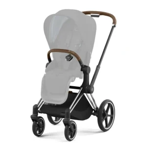 Shop All | CYBEX Priam Frame + Seat Hardpart - Chrome Brown - CaringForTots - Professional Baby and Children's Products | Caring for Growth, Caring for Every Moment