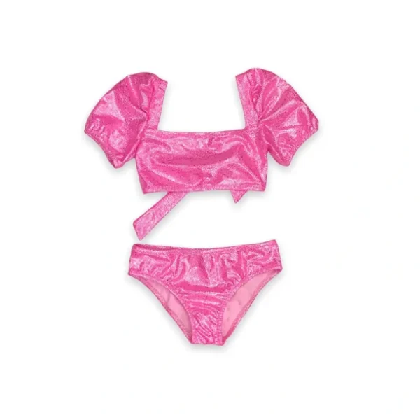 Shop All | Daisy Glitter Neon Pink Bikini - CaringForTots - Professional Baby and Children's Products | Caring for Growth, Caring for Every Moment