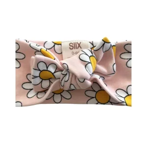 Shop All | Daisy Pop Taffy Organic Bow Headband - CaringForTots - Professional Baby and Children's Products | Caring for Growth, Caring for Every Moment