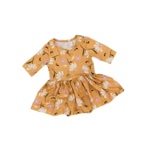 Shop All | Dandelions In Fall Twirl Bodysuit - CaringForTots - Professional Baby and Children's Products | Caring for Growth, Caring for Every Moment