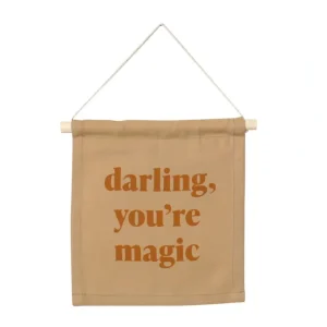 Shop All | Darling You're Magic Hang Sign - CaringForTots - Professional Baby and Children's Products | Caring for Growth, Caring for Every Moment