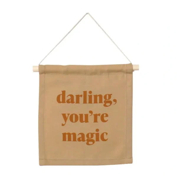 Shop All | Darling You're Magic Hang Sign - CaringForTots - Professional Baby and Children's Products | Caring for Growth, Caring for Every Moment