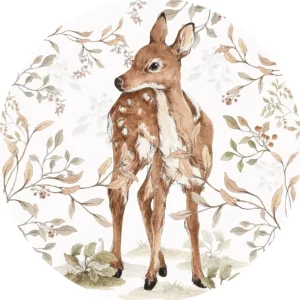 Shop All | Deer In A Circle Wall Decal Set - CaringForTots - Professional Baby and Children's Products | Caring for Growth, Caring for Every Moment