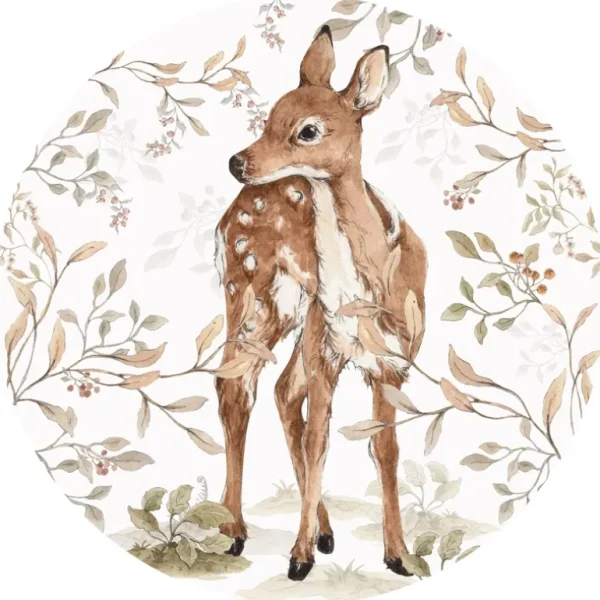 Shop All | Deer In A Circle Wall Decal Set - CaringForTots - Professional Baby and Children's Products | Caring for Growth, Caring for Every Moment