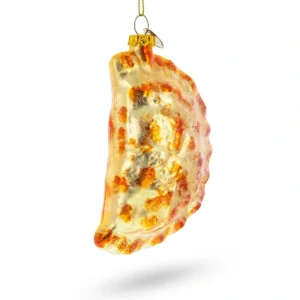 Shop All | Delicious Dumpling Pierogi - Blown Glass Christmas Ornament - CaringForTots - Professional Baby and Children's Products | Caring for Growth, Caring for Every Moment