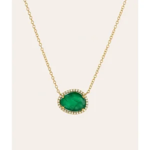 Shop All | Diamond Emerald Necklace - CaringForTots - Professional Baby and Children's Products | Caring for Growth, Caring for Every Moment
