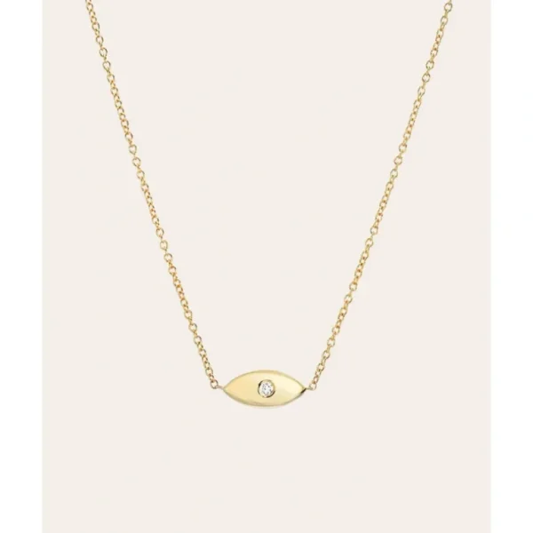 Shop All | Diamond Evil Eye Necklace - CaringForTots - Professional Baby and Children's Products | Caring for Growth, Caring for Every Moment