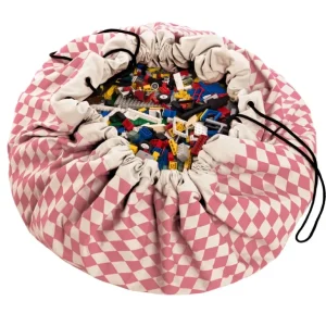 Shop All | Diamond Pink Toy Storage Bag - CaringForTots - Professional Baby and Children's Products | Caring for Growth, Caring for Every Moment
