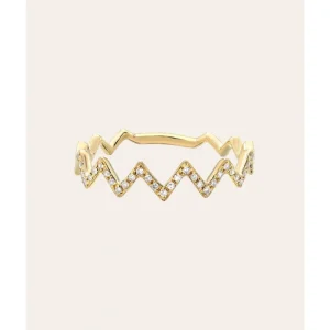 Shop All | Diamond Zig Zag Ring - CaringForTots - Professional Baby and Children's Products | Caring for Growth, Caring for Every Moment