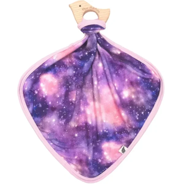Shop All | Diamonds In The Sky Lovey With Wooden Teether - CaringForTots - Professional Baby and Children's Products | Caring for Growth, Caring for Every Moment