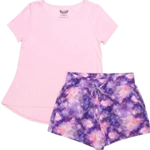 Shop All | Diamonds In The Sky Women's Short Sleeve & Shorts Pajama Set - CaringForTots - Professional Baby and Children's Products | Caring for Growth, Caring for Every Moment