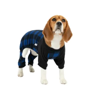 Shop All | Dog Black & Navy Plaid Pajamas - CaringForTots - Professional Baby and Children's Products | Caring for Growth, Caring for Every Moment
