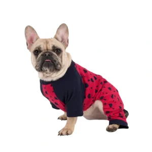 Shop All | Dog Dark Navy Hearts Pajamas - CaringForTots - Professional Baby and Children's Products | Caring for Growth, Caring for Every Moment