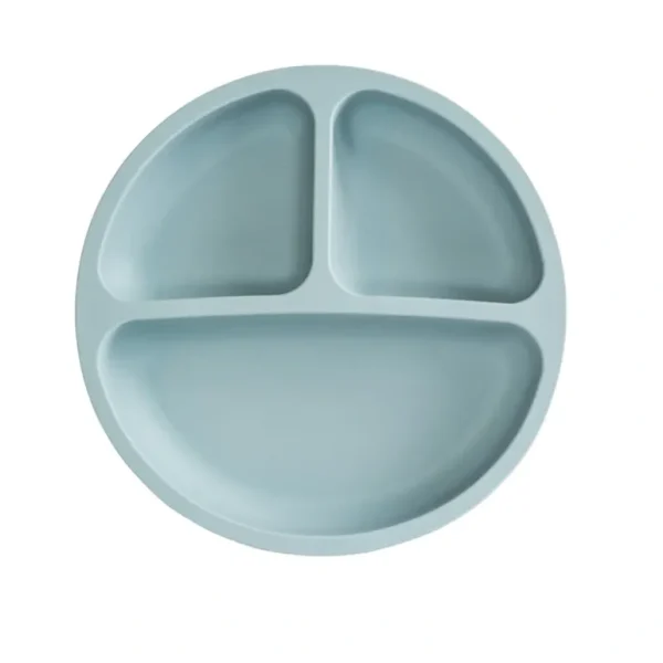 Shop All | Duck Egg Blue Silicone Suction Plate - CaringForTots - Professional Baby and Children's Products | Caring for Growth, Caring for Every Moment