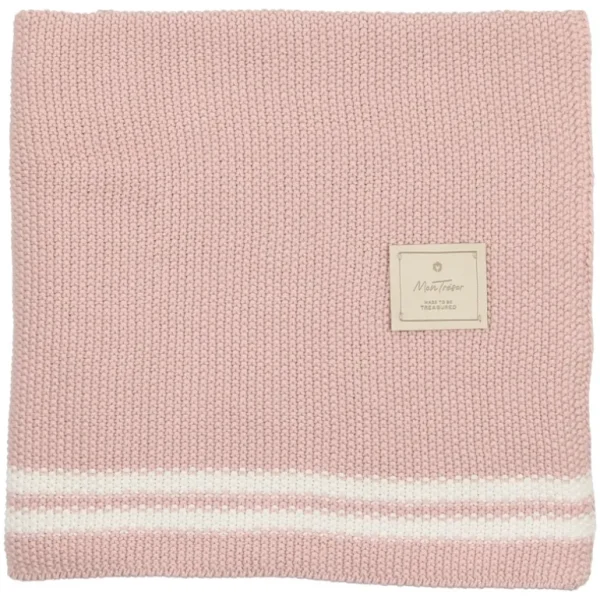 Shop All | Duo Stripe Chunky-knit Blanket - CaringForTots - Professional Baby and Children's Products | Caring for Growth, Caring for Every Moment