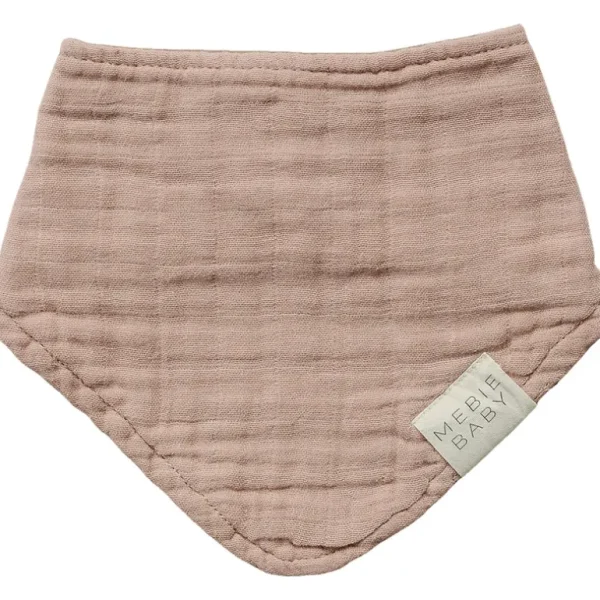 Shop All | Dusty Rose Muslin Bib - CaringForTots - Professional Baby and Children's Products | Caring for Growth, Caring for Every Moment