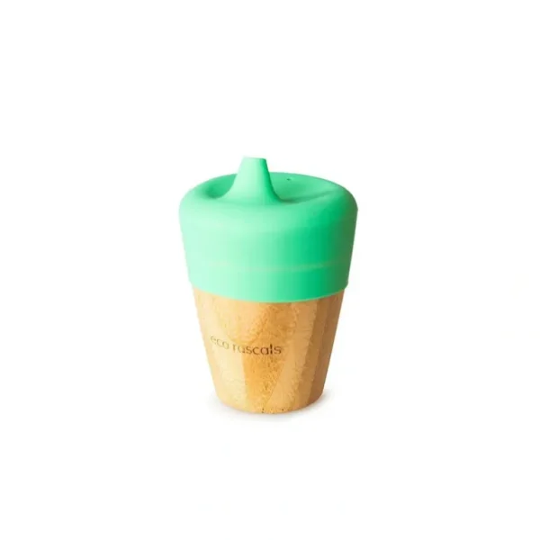 Shop All | Eco Rascals Cup + Feeder - Green - CaringForTots - Professional Baby and Children's Products | Caring for Growth, Caring for Every Moment