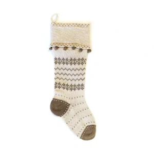 Shop All | Ecru Nordic Stocking - CaringForTots - Professional Baby and Children's Products | Caring for Growth, Caring for Every Moment