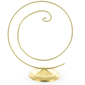 Shop All | Elegant Spiral Gold Metal Solid Round Base Ornament Display Stand 4 Inches - CaringForTots - Professional Baby and Children's Products | Caring for Growth, Caring for Every Moment