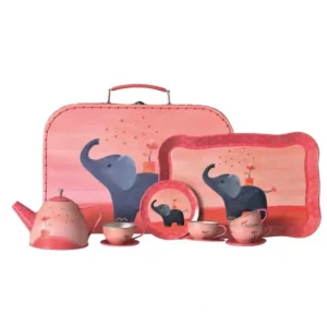 Shop All | Elephant Tin Tea Set - CaringForTots - Professional Baby and Children's Products | Caring for Growth, Caring for Every Moment