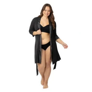 Outlet Emmaline Robe | Black - CaringForTots - Professional Baby and Children's Products | Caring for Growth, Caring for Every Moment