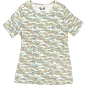 New Faded Camo Women's Tee - CaringForTots - Professional Baby and Children's Products | Caring for Growth, Caring for Every Moment