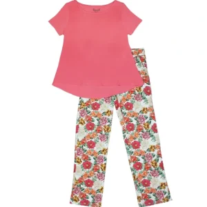 Online Fall In Love Women's Short Sleeve Pajama Set - CaringForTots - Professional Baby and Children's Products | Caring for Growth, Caring for Every Moment