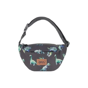 Cheap Fanny Bag Grey Printed Dinosaurs - CaringForTots - Professional Baby and Children's Products | Caring for Growth, Caring for Every Moment
