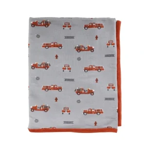 Hot Fire Truck Swaddle - CaringForTots - Professional Baby and Children's Products | Caring for Growth, Caring for Every Moment