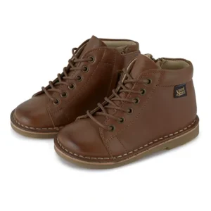 Store Fletcher Kids Monkey Boot Tan Burnished Leather - CaringForTots - Professional Baby and Children's Products | Caring for Growth, Caring for Every Moment