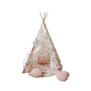 Best Flower Power Teepee Tent - CaringForTots - Professional Baby and Children's Products | Caring for Growth, Caring for Every Moment
